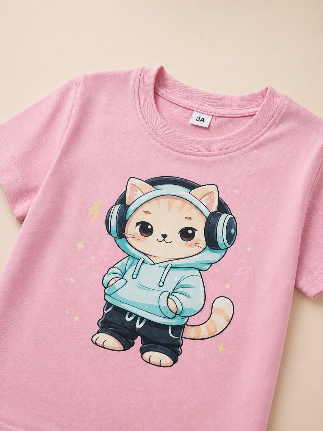 Boys Pink Printed Cotton Half Sleeve T-Shirt – Comfortable Kids Wear