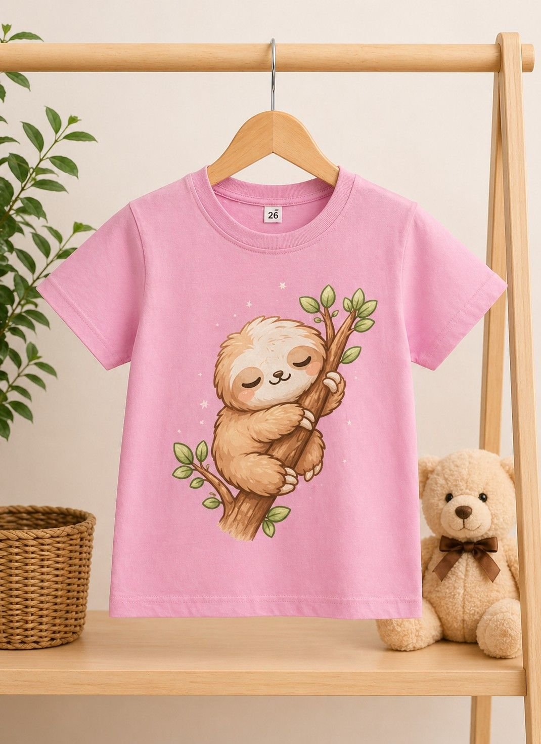 Boys Pink Printed Cotton Half Sleeve T-Shirt – Comfortable Kids Wear