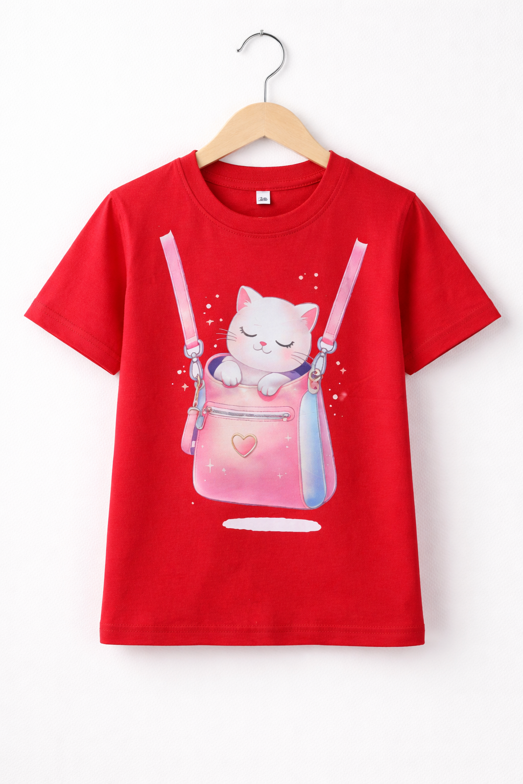Girls Printed Cotton T-Shirt | Soft & Comfortable Kids Wear | Trendy Casual Tee for Girls