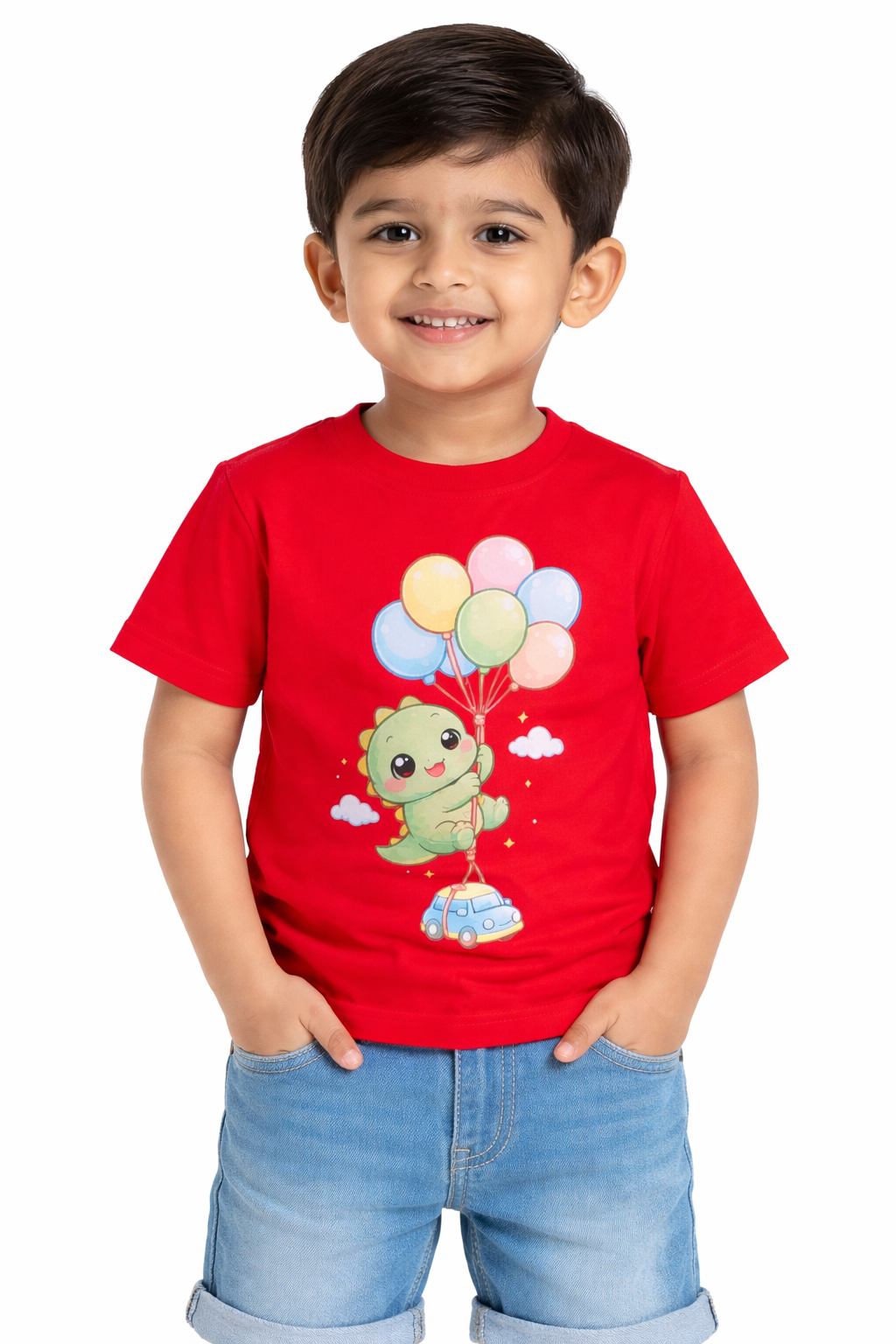 Boys Printed Cotton Half Sleeve T-Shirt | Premium Quality Kids Casual Wear