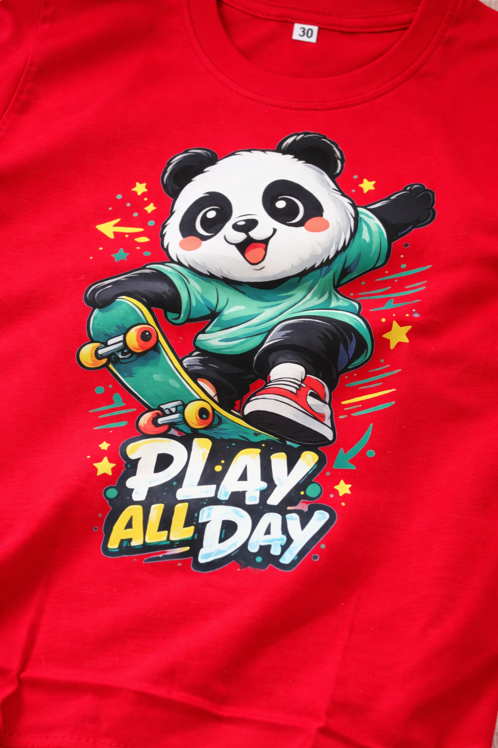 Boys Printed Cotton Half Sleeve T-Shirt | Premium Quality Kids Casual Wear