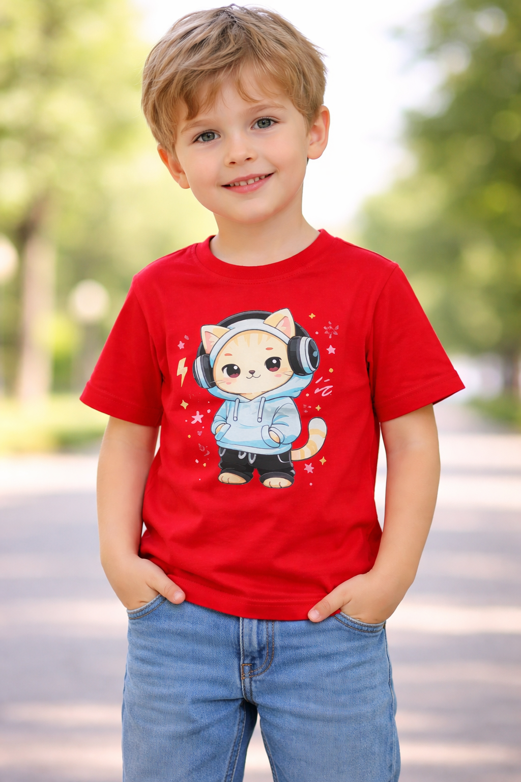 Boys Printed Cotton Half Sleeve T-Shirt | Premium Quality Kids Casual Wear