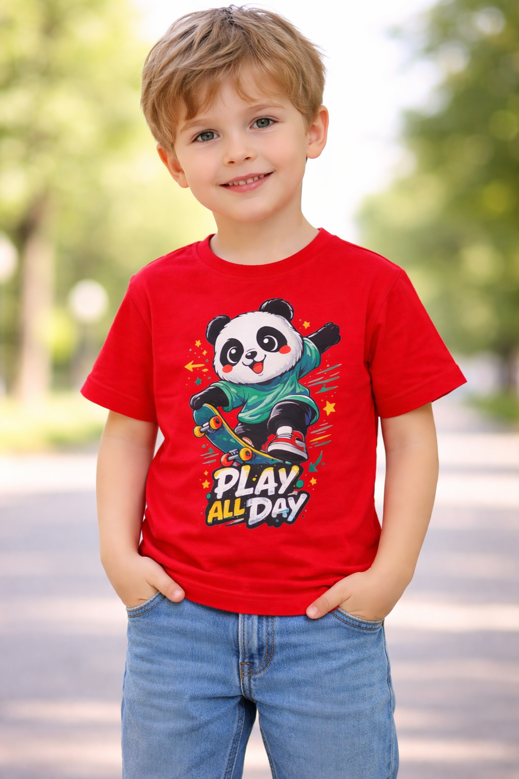 Boys Printed Cotton Half Sleeve T-Shirt | Premium Quality Kids Casual Wear
